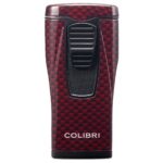 Colibri Monaco Red Carbon Fiber - Triple Jet Flame
