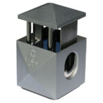 Colibri Quasar Desktop Cigar Cutter Gun Metal <br> V-Cut & S-Cut - Image 2
