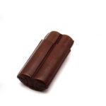Lubinski  Double Cigar Case – Dark Brown <br> (Ring 50)