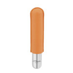 S. T. Dupont Single Cigar Case - Orange & Chrome
