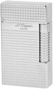 (C23011) S.T. Dupont Le Grand Cling Diamond Head Silver Lighter - Image 2