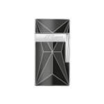 S.T. Dupont  Lighter Biggy - Chrome Black Fire X