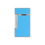 S.T. Dupont  Lighter Slimmy - Sky Blue Lacquer & Chrome - Image 2
