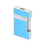 S.T. Dupont  Lighter Slimmy - Sky Blue Lacquer & Chrome - Image 3