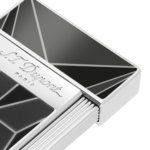 S.T. Dupont  Lighter Slimmy - Chrome Black Fire X - Image 2