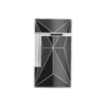 S.T. Dupont  Lighter Slimmy - Chrome Black Fire X - Image 3