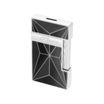 S.T. Dupont  Lighter Slimmy - Chrome Black Fire X - Image 4