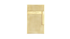 (C23009) S.T. Dupont Le Grand Cling Diamond Head Gold Lighter