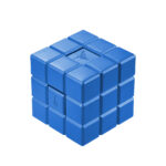 Colibri Heritage Cube Desk Lighter - Blue - Image 3